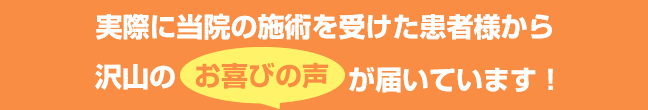 お客様からの声ヘッダ